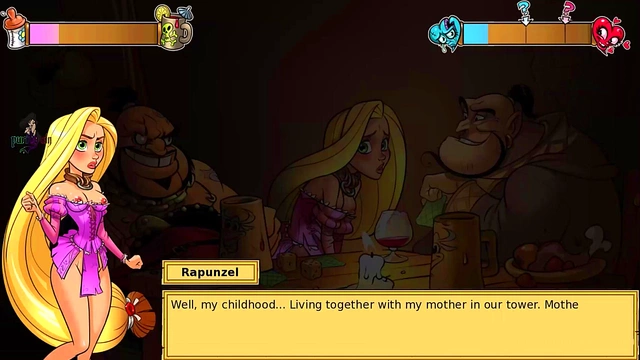 Sexy Blonde Repunzel Takes Dick in Hentai Anime Adventure