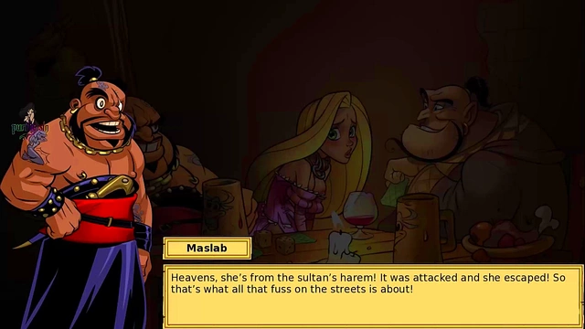 Sexy Blonde Repunzel Takes Dick in Hentai Anime Adventure