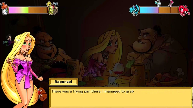 Sexy Blonde Repunzel Takes Dick in Hentai Anime Adventure