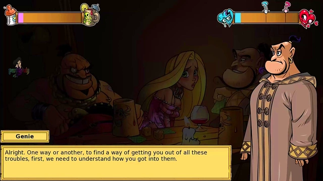 Sexy Blonde Repunzel Takes Dick in Hentai Anime Adventure