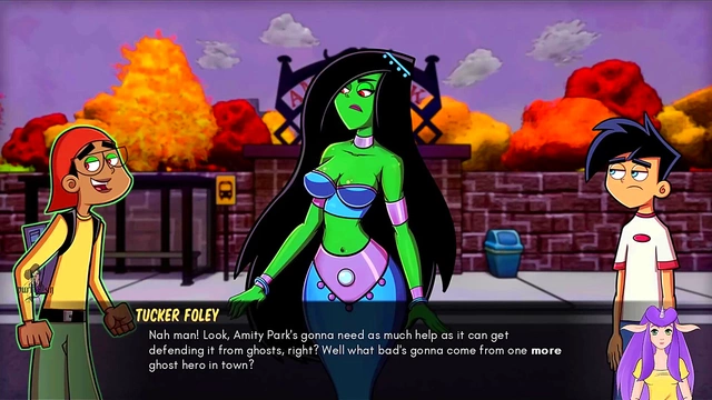 Danny Phantom Milf Sluts Yoga Session Turns Into Sexy Ghostly Threesome