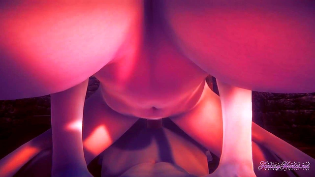 Mona from Genshin Impact Gives Amazing Boobjob & Cowgirl POVCreampie