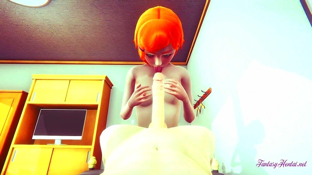 Gwen Tennyson Gives Seductive Boobjob & Rides Blonde Boy for Creampie Finish