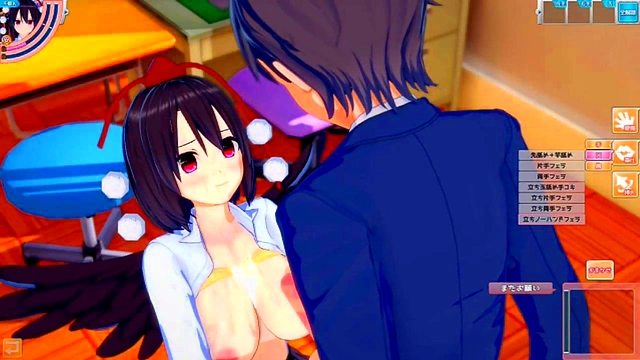 Big-Breasted Aya Shameimaru Rides Cock in Erotic Touhou 3D Hentai Scene
