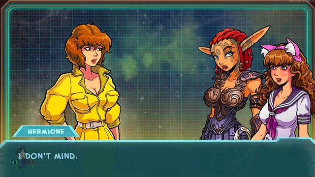 Redhead Princess Jasmine Takes Monster Girls' Dick In Harem Anime Adventure