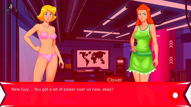 Blonde & Redhead College Spies Toy Each Other in Anime Adventure