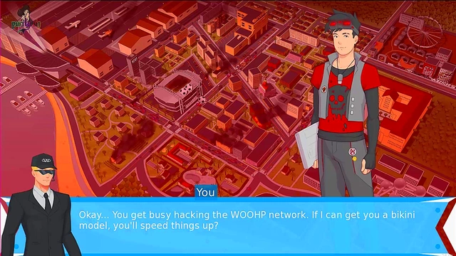 Blonde & Redhead College Spies Toy Each Other in Anime Adventure