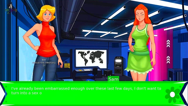 Blonde & Redhead College Spies Toy Each Other in Anime Adventure