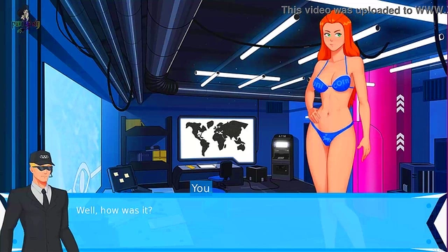 Blonde & Redhead College Spies Toy Each Other in Anime Adventure