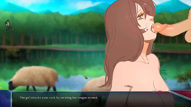 Blonde Bulma & Redhead Videl Suck Goku's Dick In Dragon Ball Z Hentai Scene