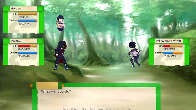 Naruto Anime Sluts Sakura & Hinata Seduce You in Steamy Eroge Action