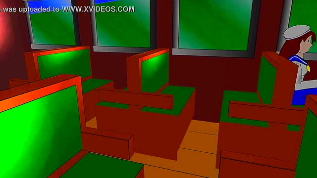 Hentai Sailor Princess Gets Trained On Train For Steamy Action