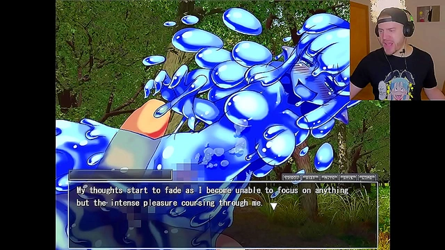 Hero Fails Against Slutty Slime Girl for Horny Pussy Fucking Session
