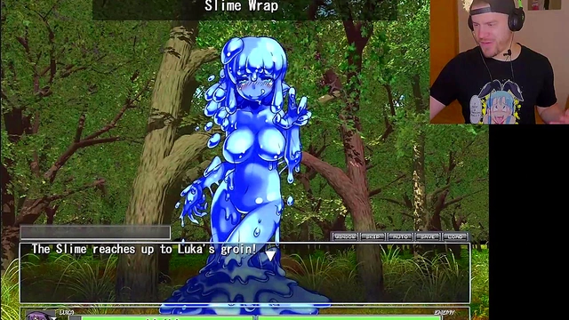 Hero Fails Against Slutty Slime Girl for Horny Pussy Fucking Session