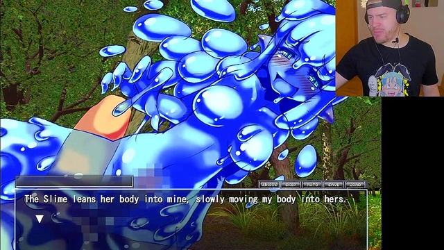 Hero Fails Against Slutty Slime Girl for Horny Pussy Fucking Session