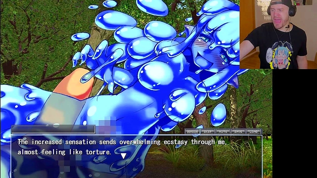 Hero Fails Against Slutty Slime Girl for Horny Pussy Fucking Session