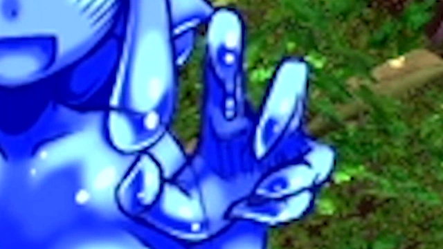 Hero Fails Against Slutty Slime Girl for Horny Pussy Fucking Session