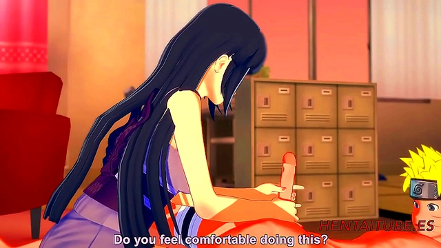 Hinata Gives Naruto A Hot Handjob, Boobjob & PussyFuck With Creampie Finish