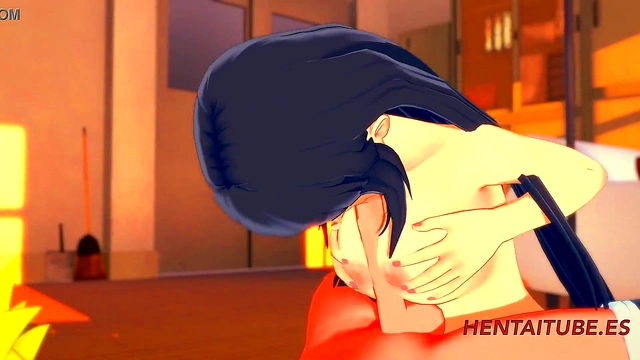 Hinata Gives Naruto A Hot Handjob, Boobjob & PussyFuck With Creampie Finish