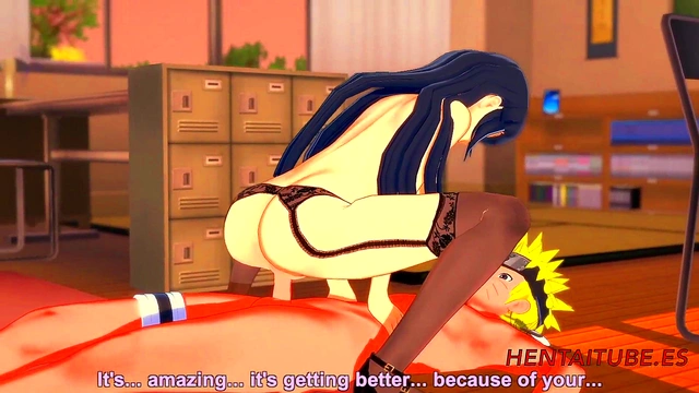 Hinata Gives Naruto A Hot Handjob, Boobjob & PussyFuck With Creampie Finish