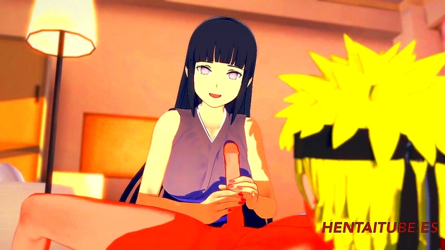 Hinata Gives Naruto A Hot Handjob, Boobjob & PussyFuck With Creampie Finish