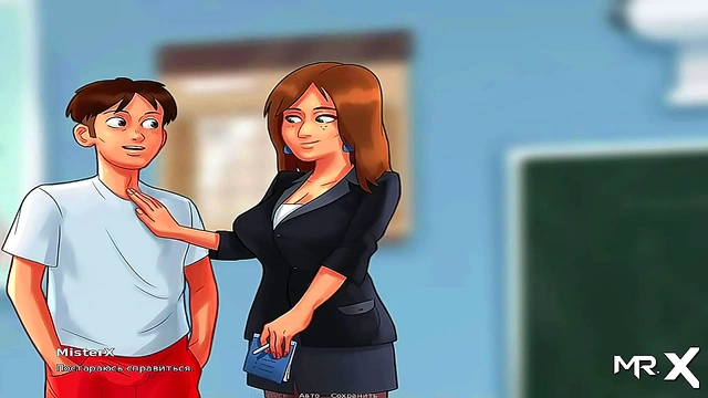 Teen Anime Chick Rewards Stud With Sweet Summertime Saga Action