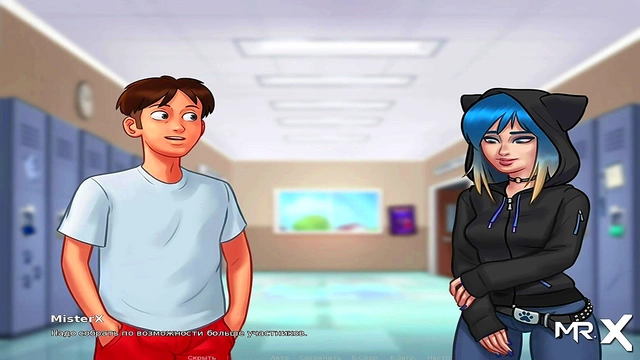 Teen Anime Chick Rewards Stud With Sweet Summertime Saga Action