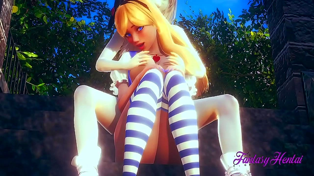 Alice in Wonderland Hentai – White Rabbit Fucks Alice for Uncensored Creampie Orgasm