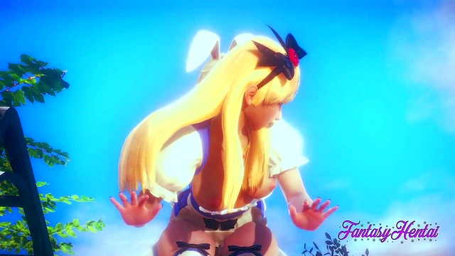 Alice in Wonderland Hentai – White Rabbit Fucks Alice for Uncensored Creampie Orgasm