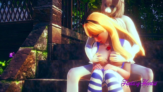 Alice in Wonderland Hentai – White Rabbit Fucks Alice for Uncensored Creampie Orgasm