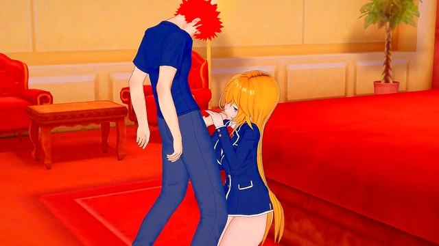 Soma Yukihira Grateful for Erina's Challenge in 3D Hentai Food Wars