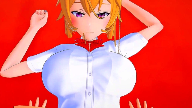 Soma Yukihira Grateful for Erina's Challenge in 3D Hentai Food Wars