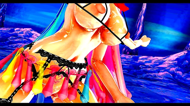 Erotic Anime Dancers Perform Seductive Moves & Sing In steamy MMD R18 Scene