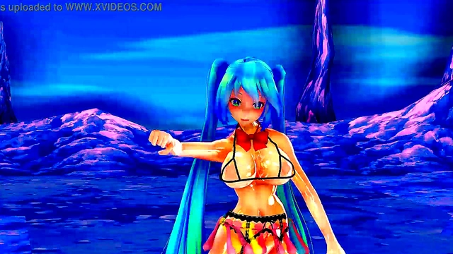 Erotic Anime Dancers Perform Seductive Moves & Sing In steamy MMD R18 Scene