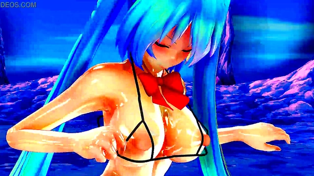 Erotic Anime Dancers Perform Seductive Moves & Sing In steamy MMD R18 Scene