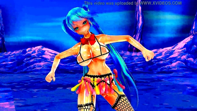 Erotic Anime Dancers Perform Seductive Moves & Sing In steamy MMD R18 Scene