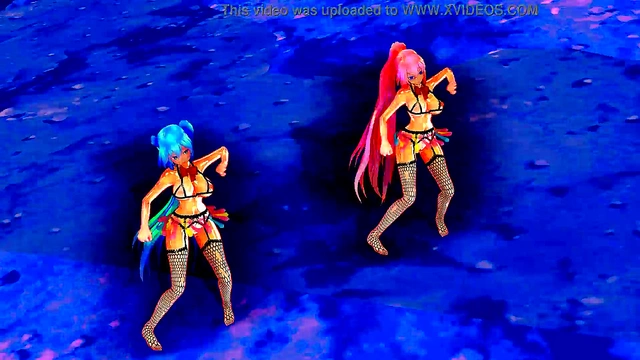 Erotic Anime Dancers Perform Seductive Moves & Sing In steamy MMD R18 Scene