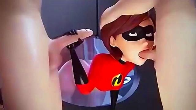 Elastic Anime Girl Stretches for Dick in Wild Hentai Parody Scene