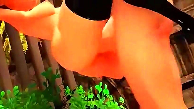 Elastic Anime Girl Stretches for Dick in Wild Hentai Parody Scene