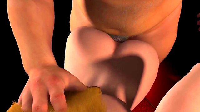 Naughty Blonde Gets Spanked & Fucked By Santa Claus In 3D Hentai Christmas Fun