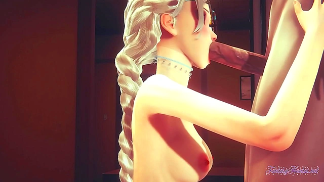 POV – Elsa Sucks Dick & Fucks Hard for Disney Princess Creampie Action