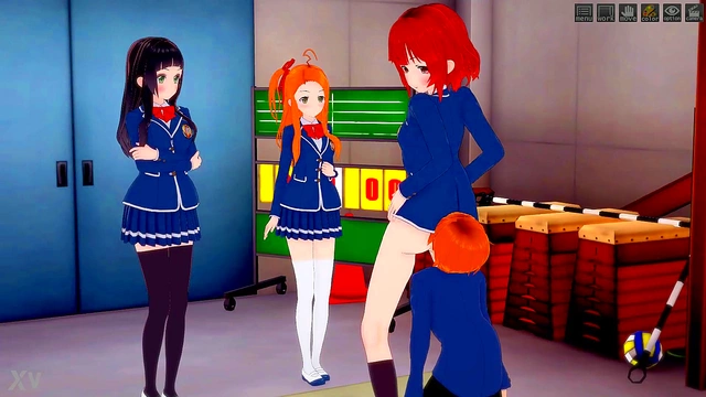 Mean Anime Girls Dominate With Pussy-Licking, Rimming & Foot-Fetish Fun