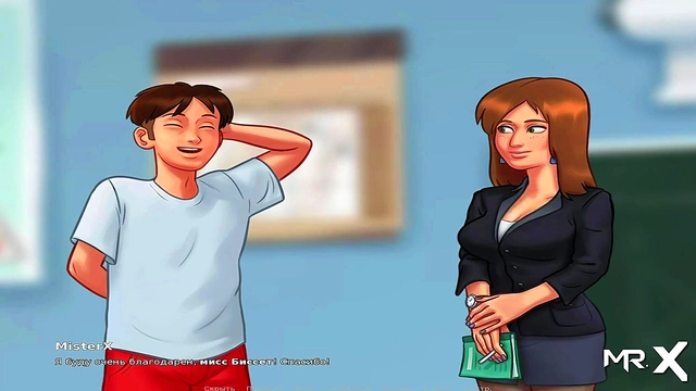 Helping at Work Leads to Naughty Fun with Anime Babe in Summertime Saga