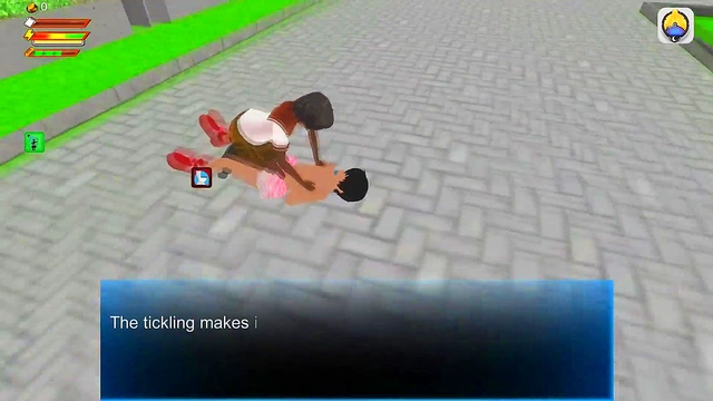 Horny Student Girls Dominate Slave With Piss, Tickling & Trample Play Threesome