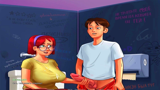 Teen Couple's Summertime Saga – Stealth Bathroom Handjob Ends inCreampie Bliss