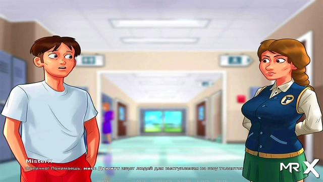 Teen Anime Babe from Summertime Saga Flaunts Perfect Tits for Your Pleasure