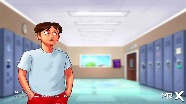 Teen Anime Babe from Summertime Saga Flaunts Perfect Tits for Your Pleasure