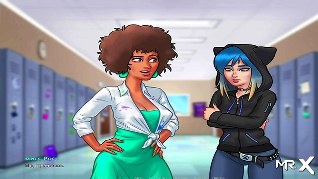 Teen Anime Babe from Summertime Saga Flaunts Perfect Tits for Your Pleasure