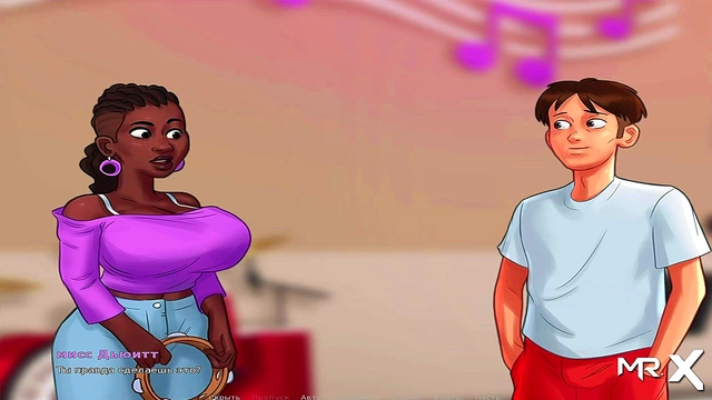 Teen Anime Babe from Summertime Saga Flaunts Perfect Tits for Your Pleasure