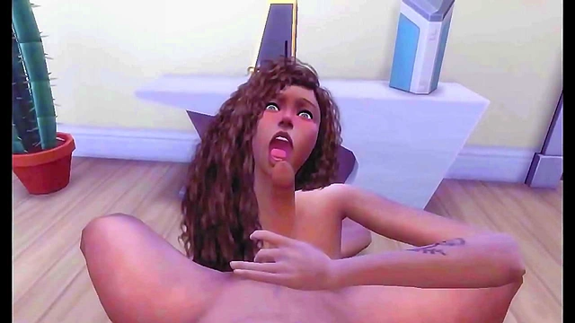 The Sims 4 – Animated Babe Enjoys Blowjob & Pussy Fucking After Gaming Session
